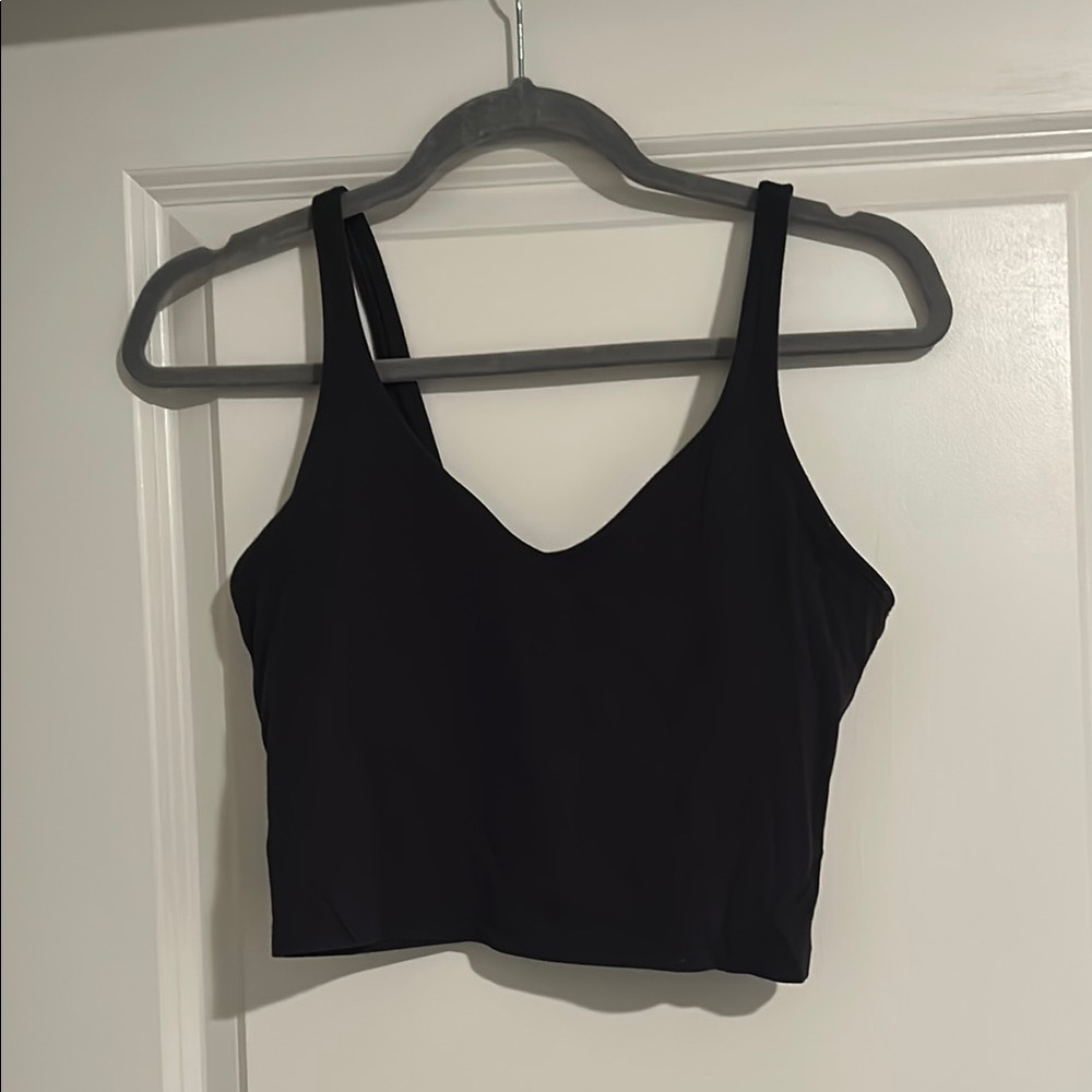 Black Sleeveless Crop Top